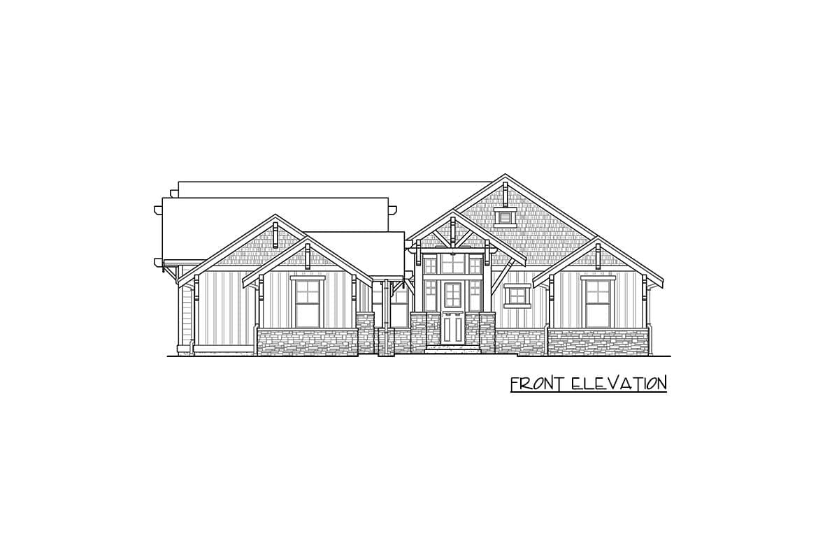 Plan 23705JD: Mountain Craftsman with One-Level Living - Image #23 - Craftsman, Mountain