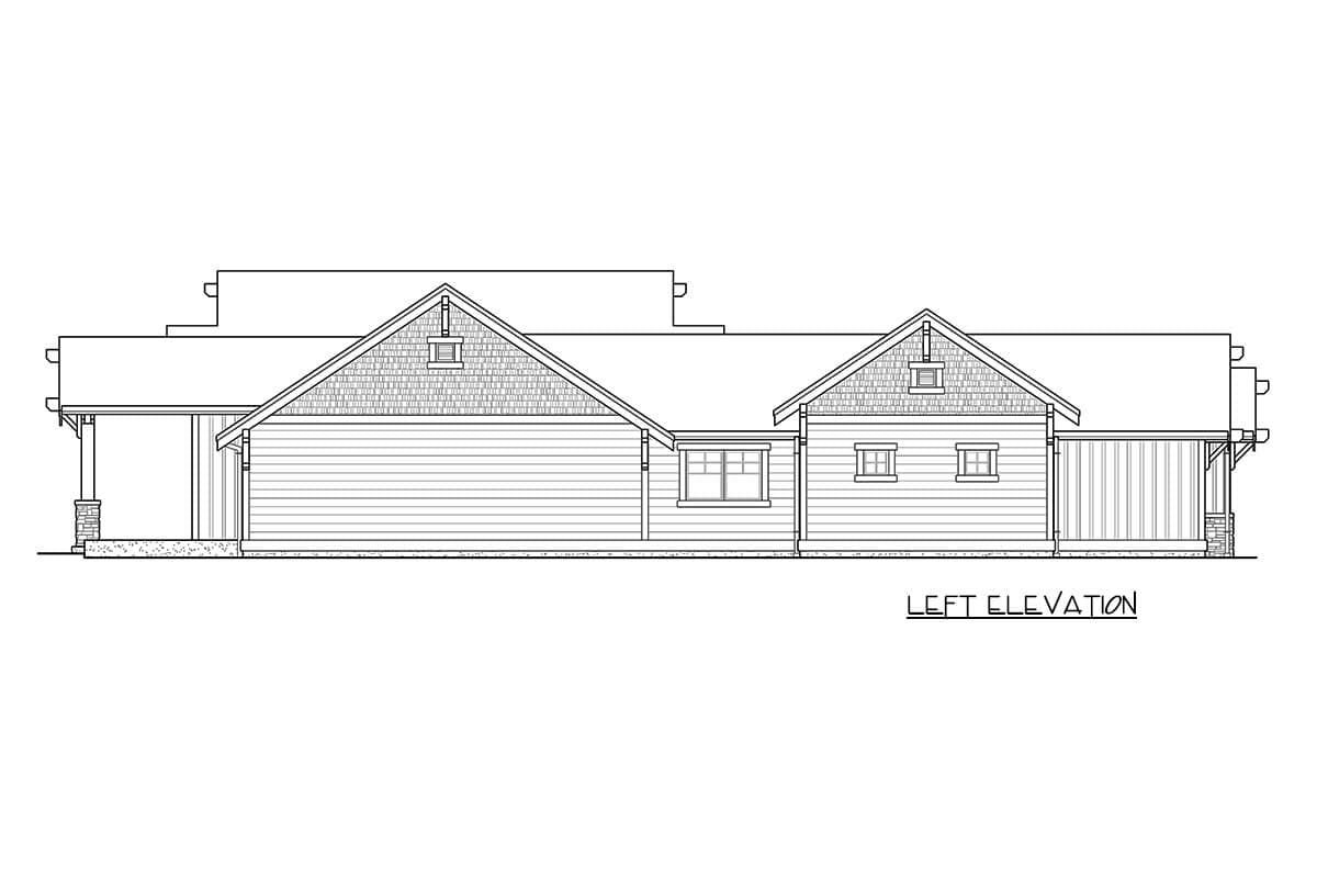 Plan 23705JD: Mountain Craftsman with One-Level Living - Image #24 - Craftsman, Mountain