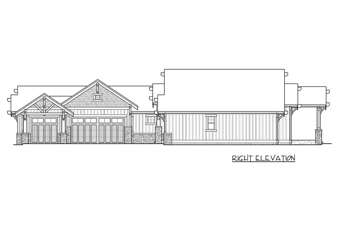 Plan 23705JD: Mountain Craftsman with One-Level Living - Image #26 - Craftsman, Mountain
