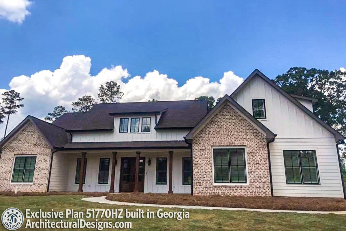 build gallery item - Exclusive Modern Farmhouse Plan 51770HZ comes to life in Georgia