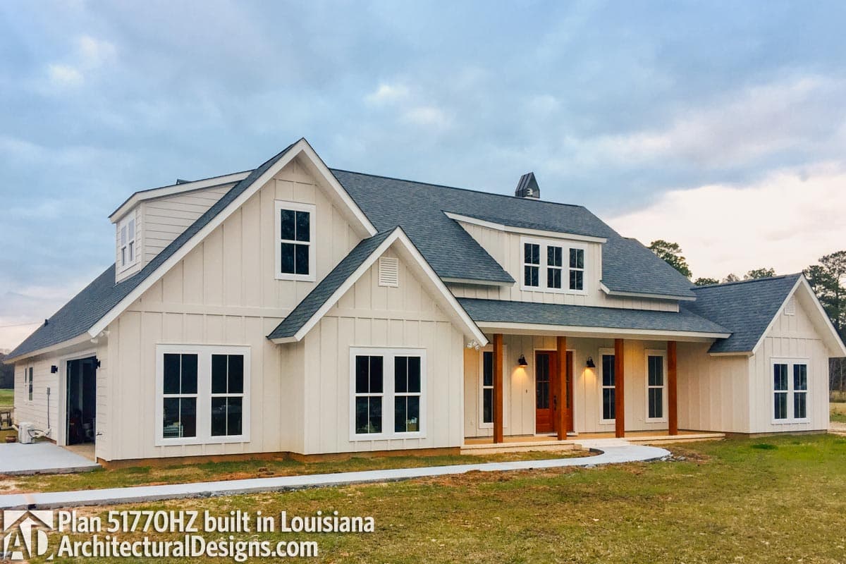 build gallery item - Exclusive Modern Farmhouse Plan 51770HZ Comes to Life in Georgia