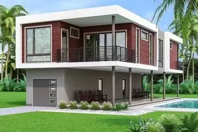 3-Bed Modern House Plan with Flexible Ground Level - 2150 Sq Ft