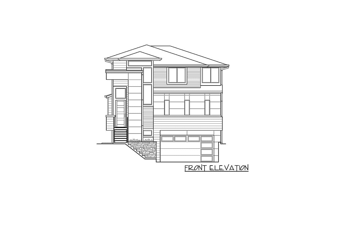 Plan 23709JD: Contemporary House Plan for a Sloping Lot - 2861 Sq Ft - Image #28 - Contemporary, Modern, Northwest