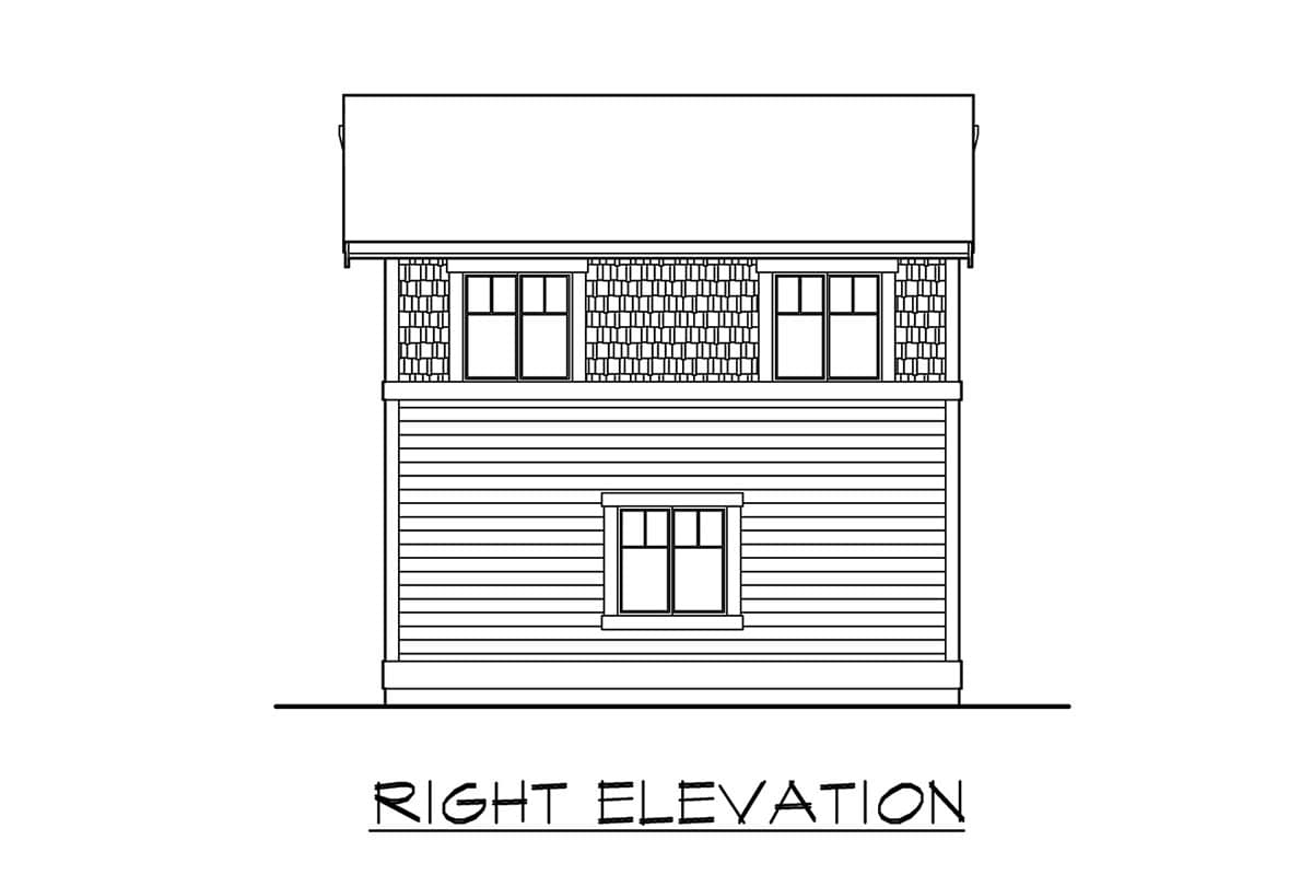 Plan 23710JD: One Bed ADU Apartment Plan - Image #12 - Carriage, Craftsman, Northwest