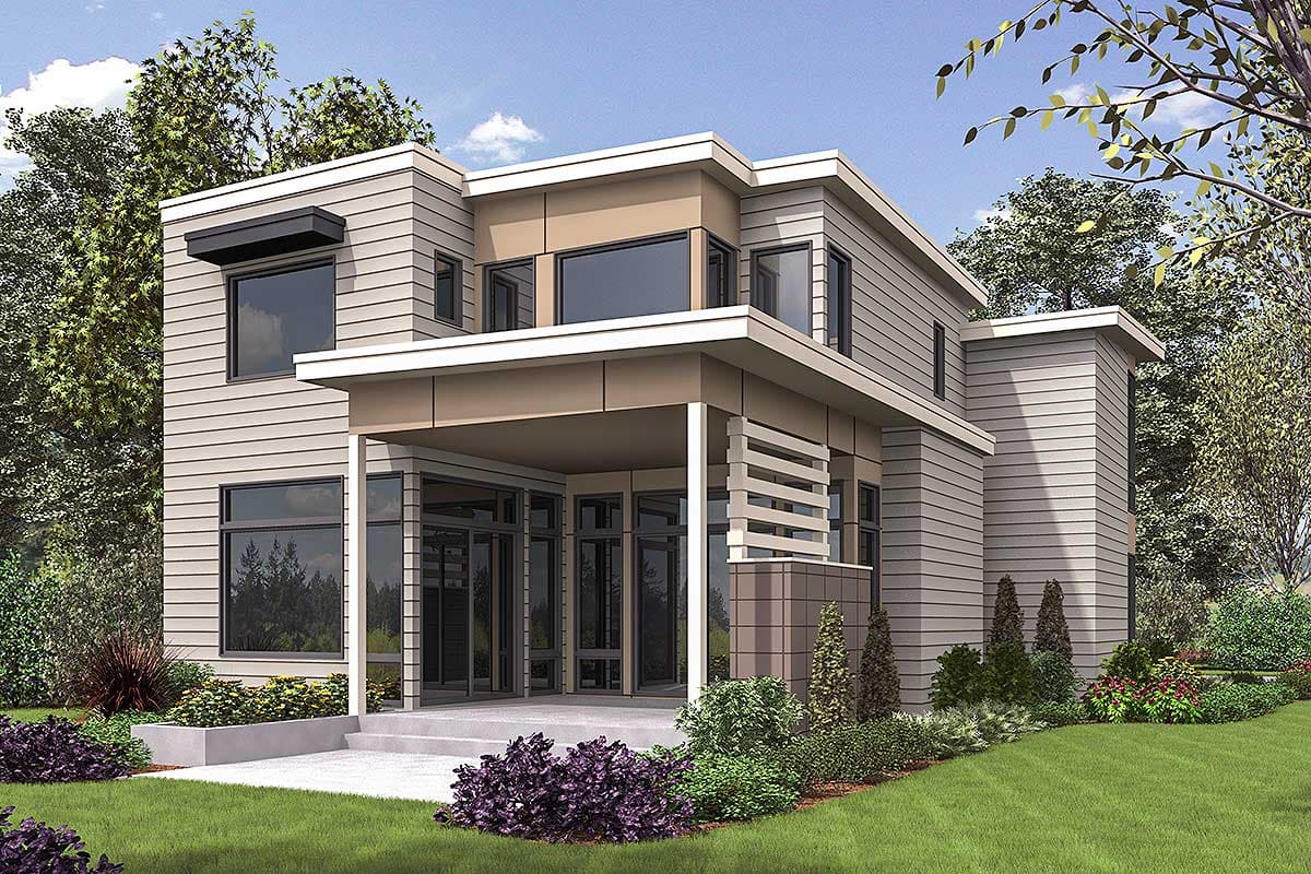 Plan 23713JD: Spacious Contemporary House Plan - Image #47 - Contemporary, Modern, Northwest