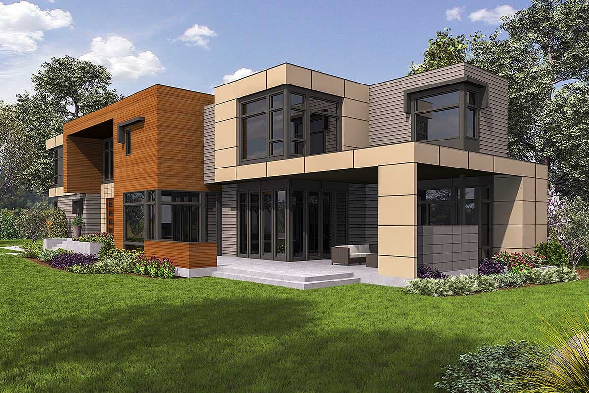 Plan 23712JD: Spacious Contemporary House Plan - Image #26 - Contemporary, Northwest
