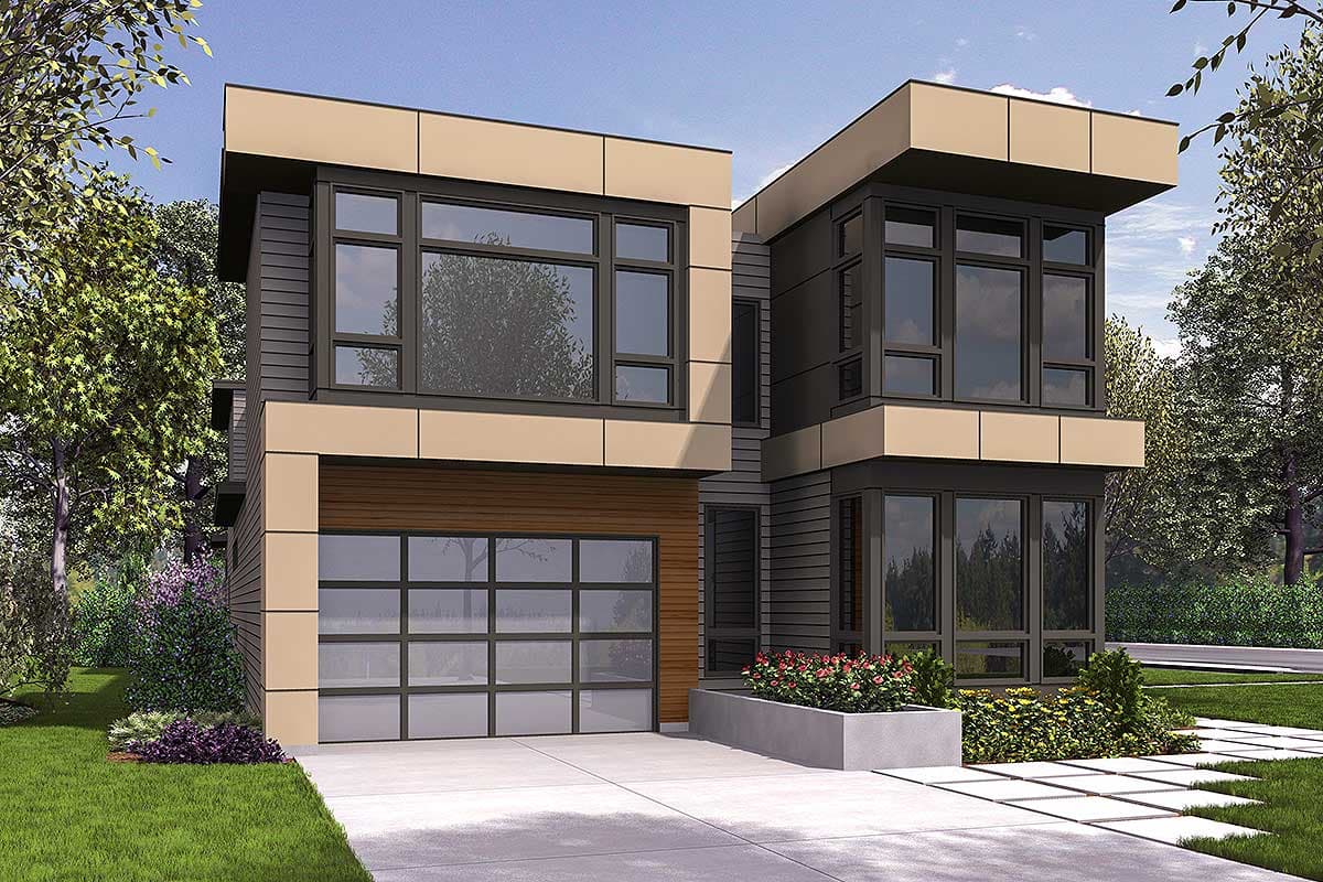 Plan 23712JD: Spacious Contemporary House Plan - Image #28 - Contemporary, Northwest