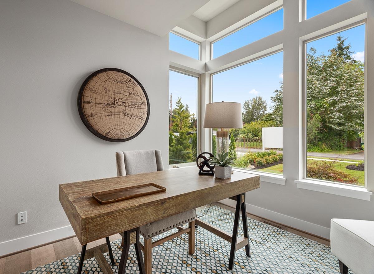 Plan 23714JD: Spacious Modern Home Plan with Private Den - Image #6 - Contemporary, Modern