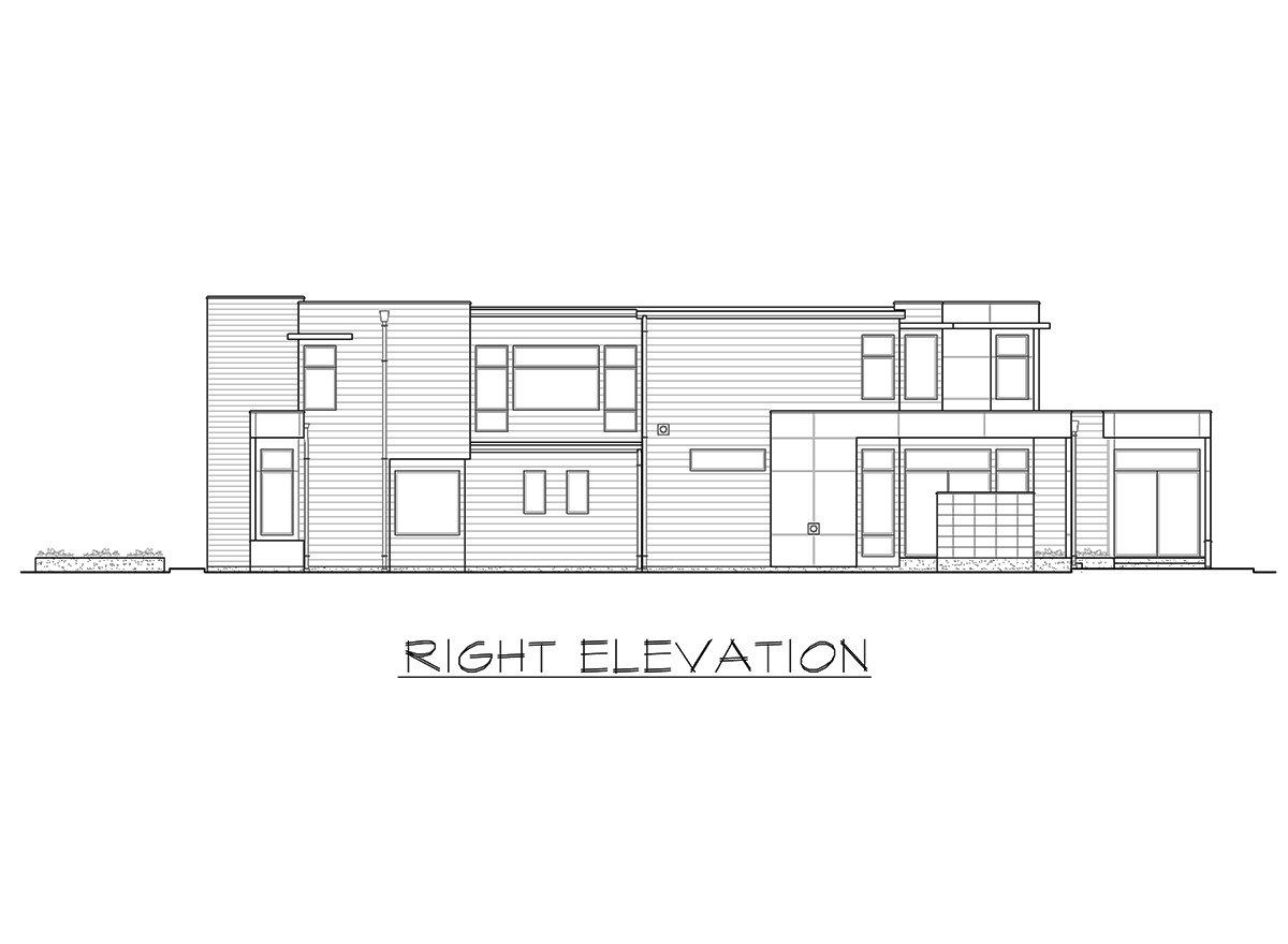 Plan 23714JD: Spacious Modern Home Plan with Private Den - Image #54 - Contemporary, Modern