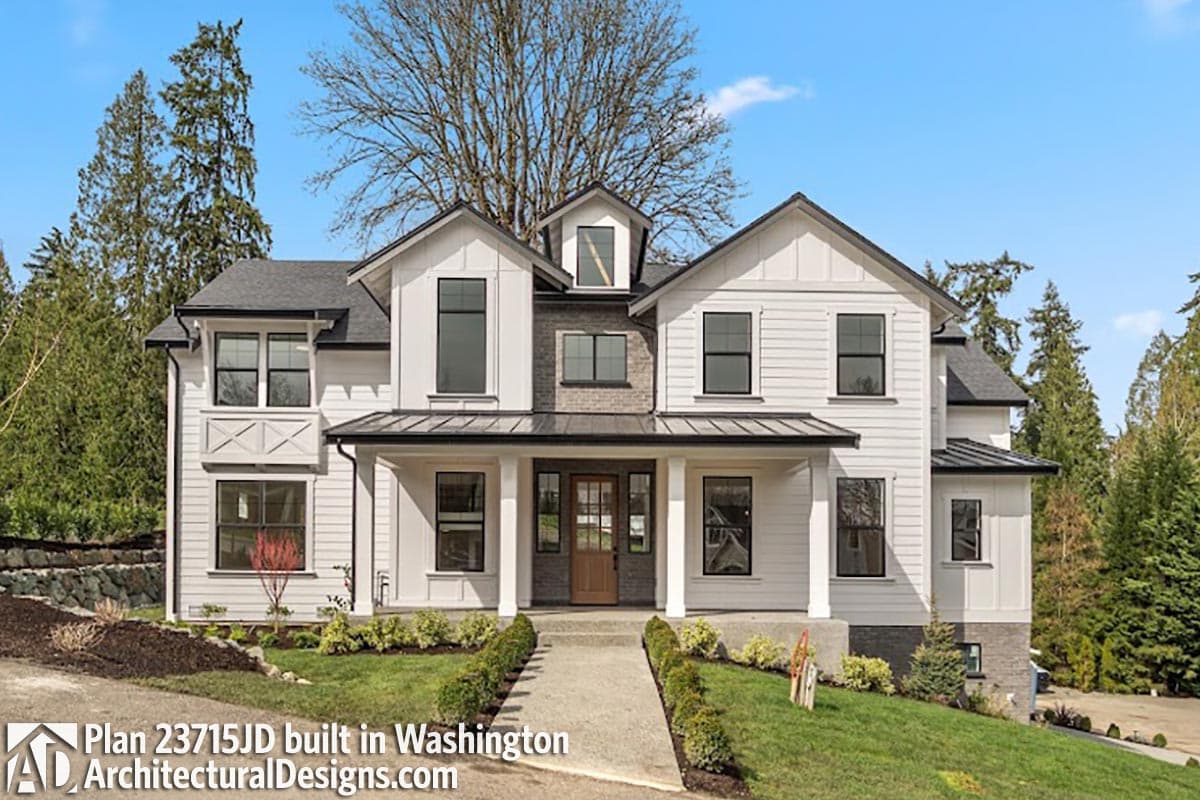 build gallery item - House Plan 23715JD Comes to life in Washington