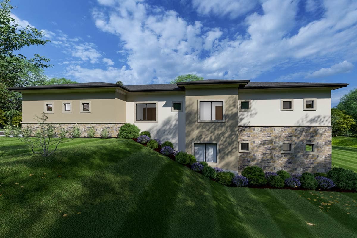 Plan 64447SC: 4 Bed Modern Prairie with Unique 3-Car Garage - Image #10 - Modern, Northwest, Prairie