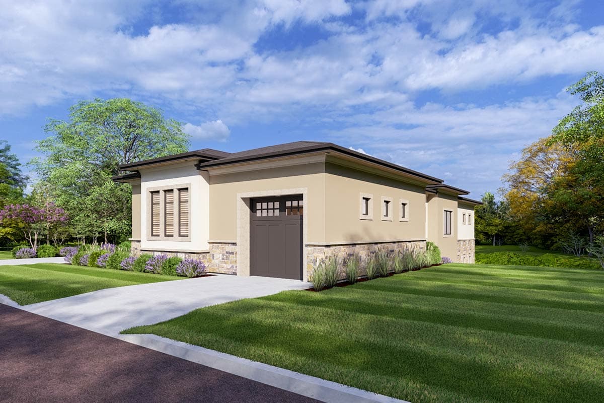 Plan 64447SC: 4 Bed Modern Prairie with Unique 3-Car Garage - Image #11 - Modern, Northwest, Prairie