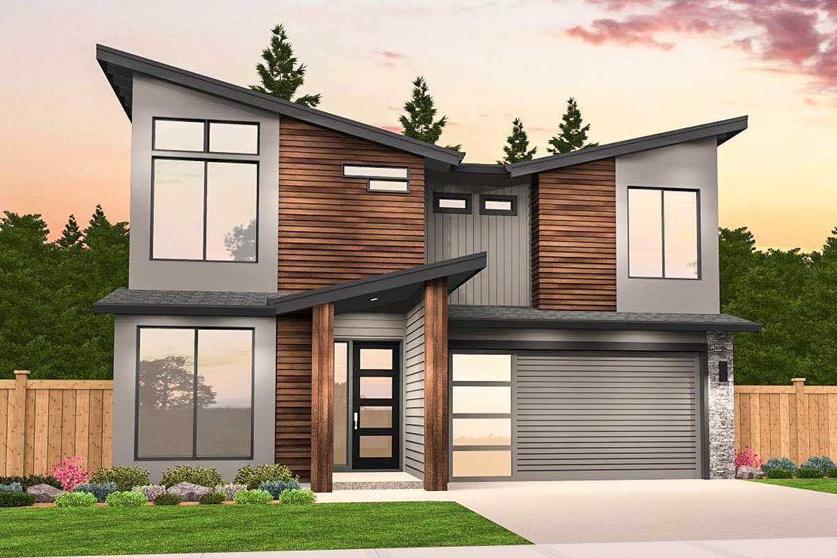 Plan 85207MS: Marvelous Modern - Image #28 - Modern, Northwest