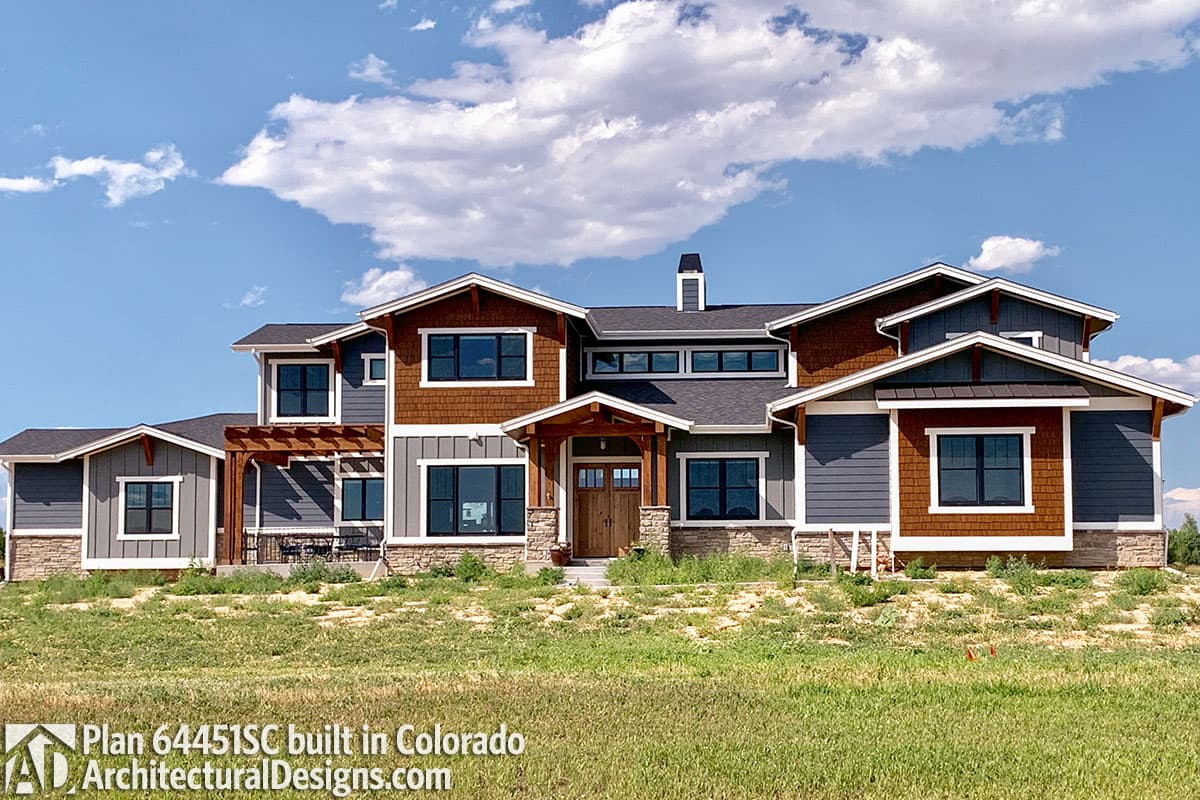 build gallery item - House Plan 64451SC comes to life in Colorado