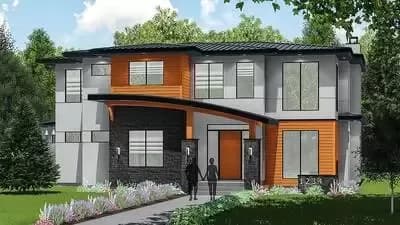 Contemporary House Plan with Good Looks and Excellent Storage
