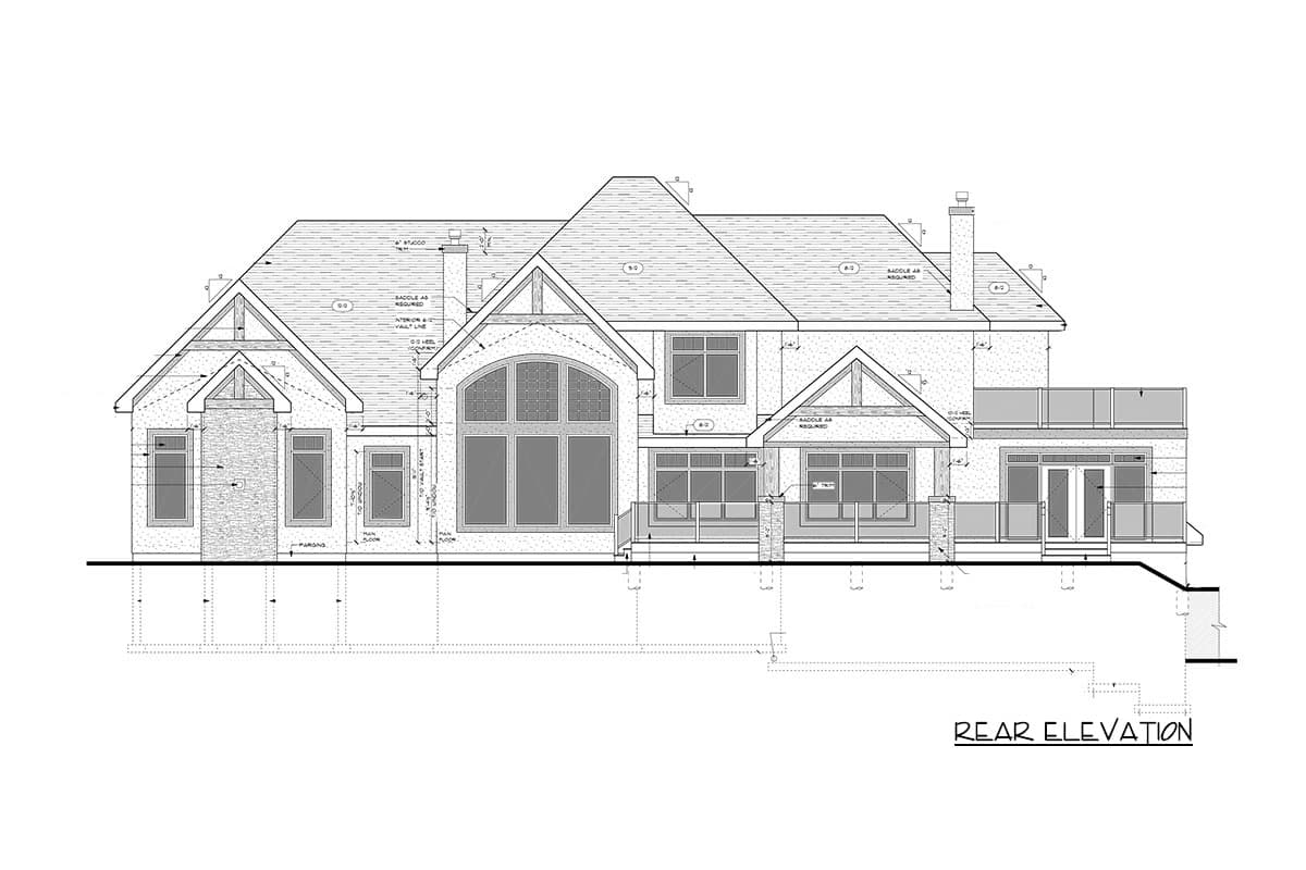 Plan 81696AB: Rugged Modern Mountain Craftsman House Plan with Man Cave and Optional Finished Lower Level - Image #16 - Craftsman, Mountain, New American, Northwest, Rustic