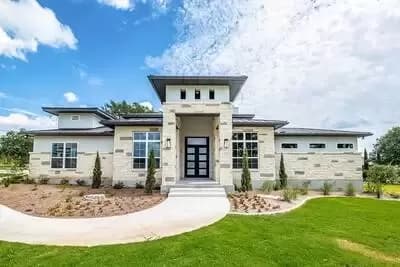 One Level Hill Country House Plan