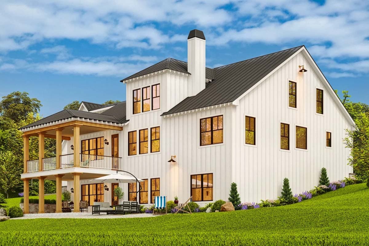 Plan 25634GE: Exciting Farmhouse with Wrap-Around Porch - 2708 Sq Ft - Image #9 - Cottage, Country, Farmhouse