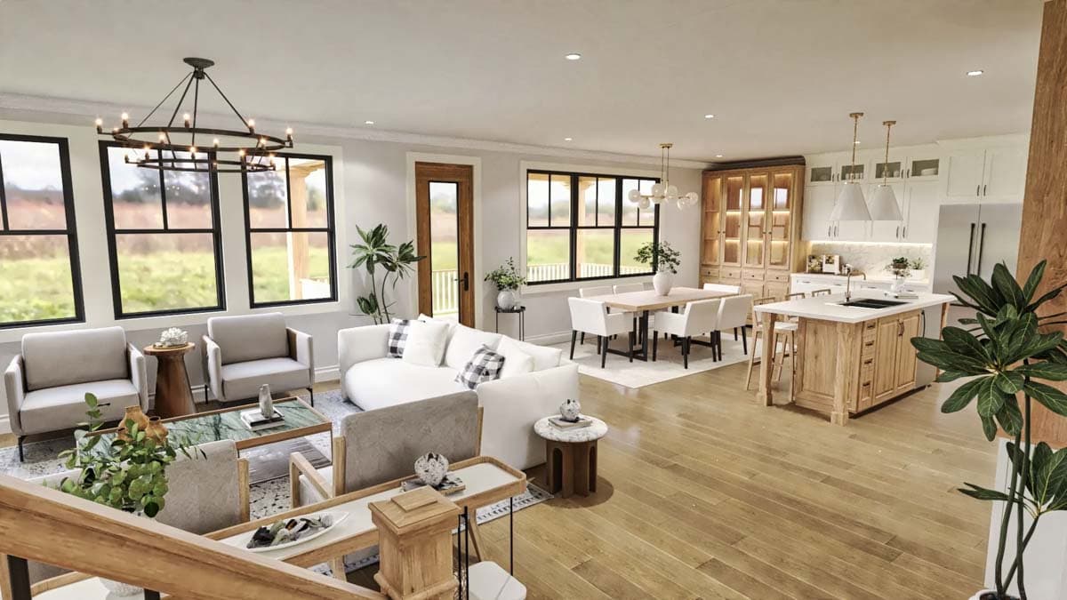 Plan 25634GE: Exciting Farmhouse with Wrap-Around Porch - 2708 Sq Ft - Image #16 - Cottage, Country, Farmhouse