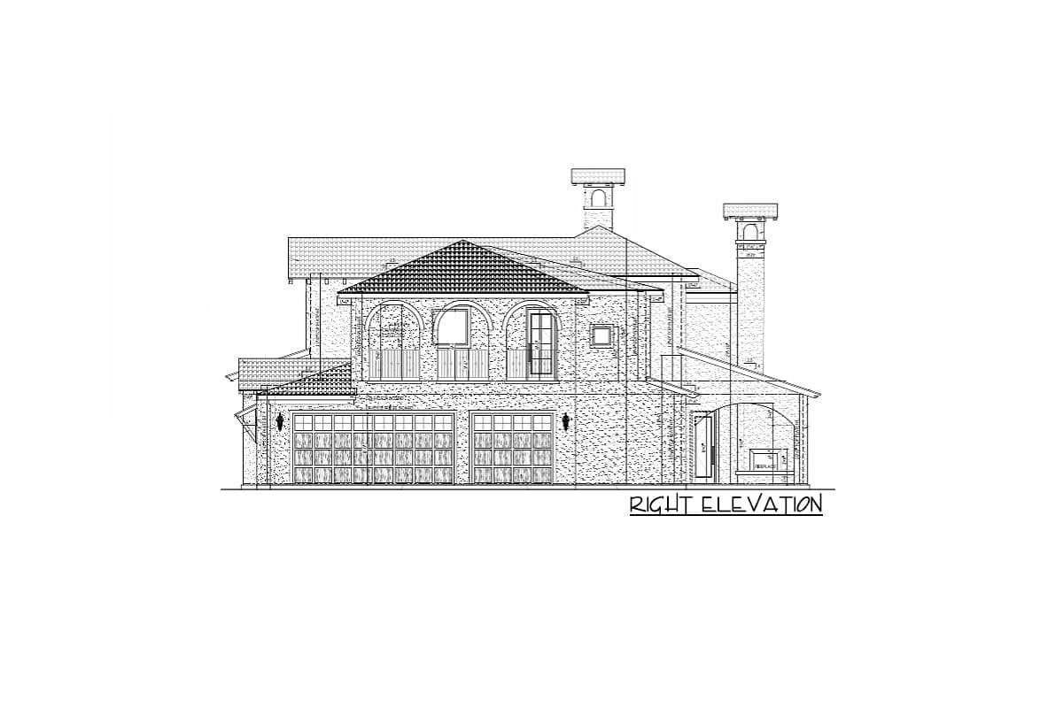 Plan 430025LY: Exciting Mediterranean House Plan with Upper Terrace Deck - Image #4 - Florida-Style, Mediterranean