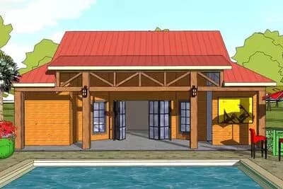 Tiny Mountain House Plan