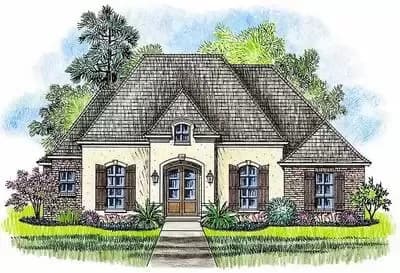 Graceful French Country House Plan