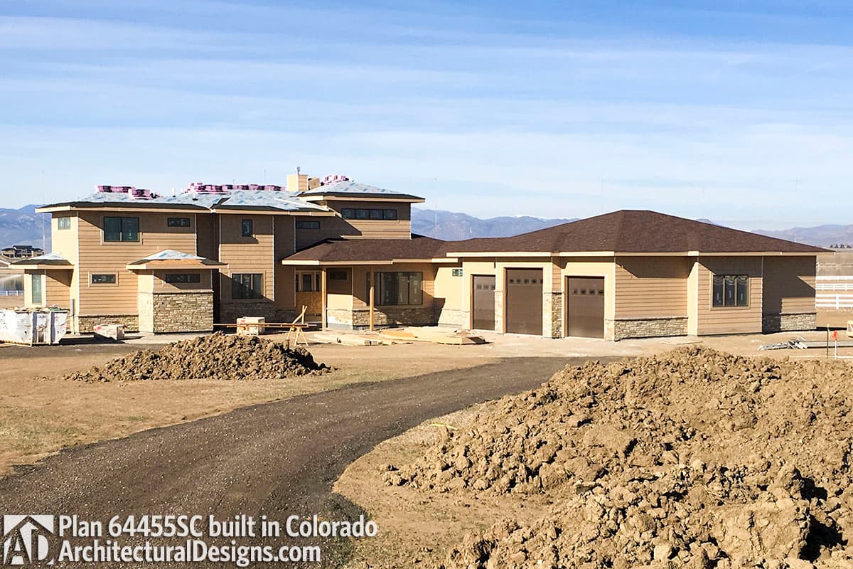 build gallery item - House Plan 64455SC comes to life in Colorado!