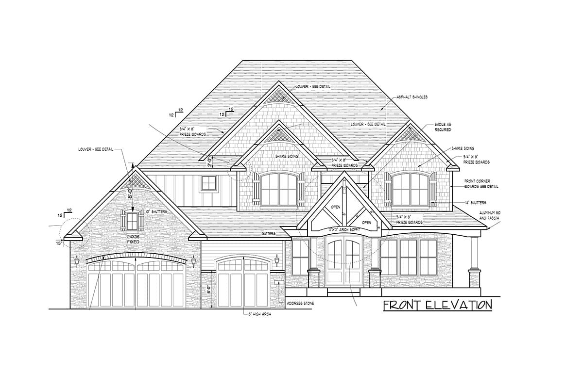 Plan 73377HS: Modern Storybook Craftsman House Plan with 2-Story Great Room - Image #87 - Craftsman, New American, Northwest, Traditional