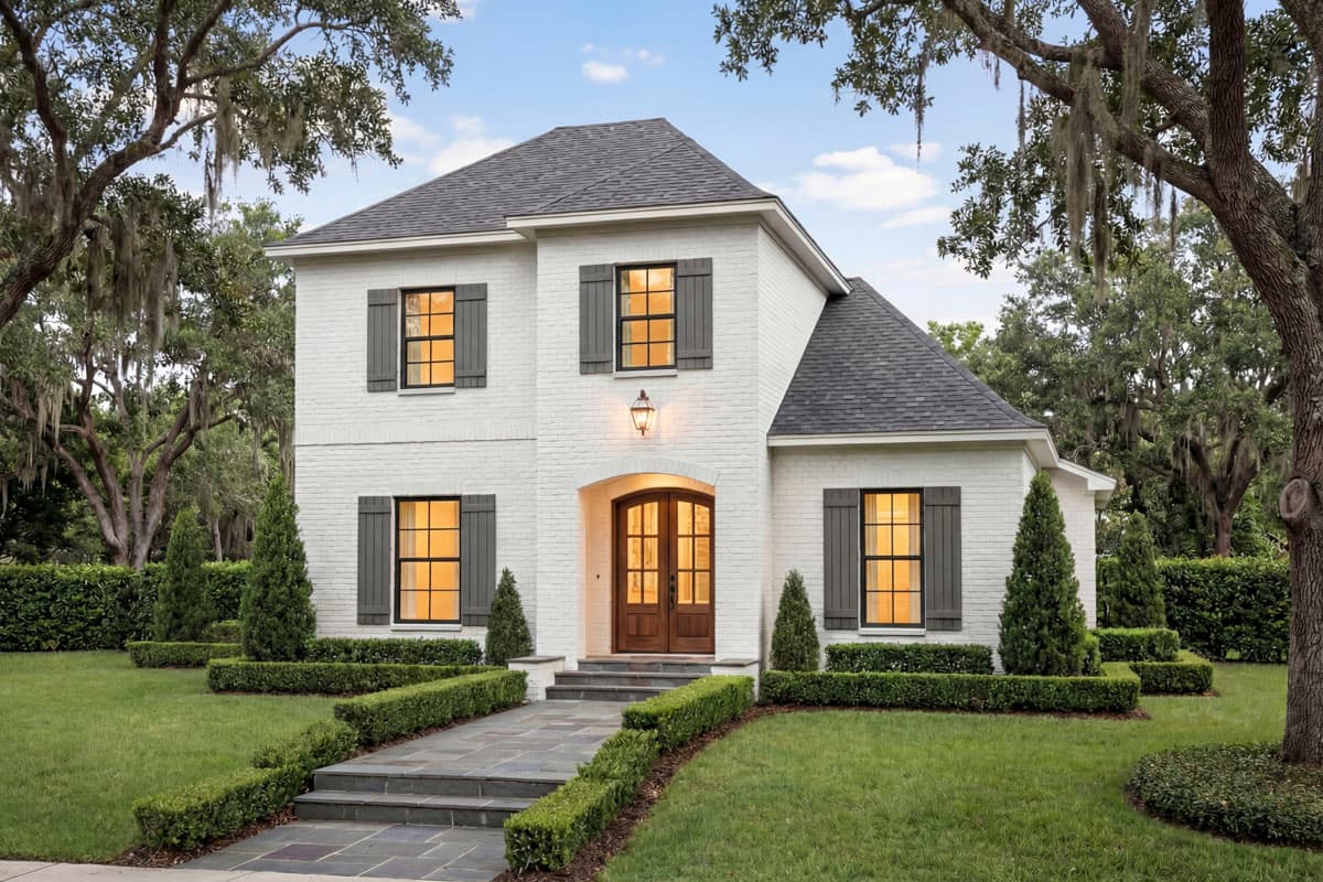 Plan 51771HZ: 4 Bed Exclusive French Country House Plan with Rear-Access Garage - Image #32 - European, French Country, Southern, Traditional