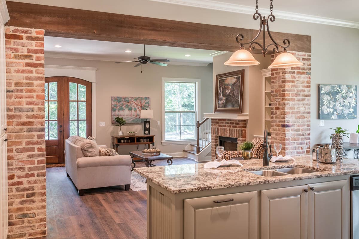 Plan 51771HZ: 4 Bed Exclusive French Country House Plan with Rear-Access Garage - Image #15 - European, French Country, Southern, Traditional