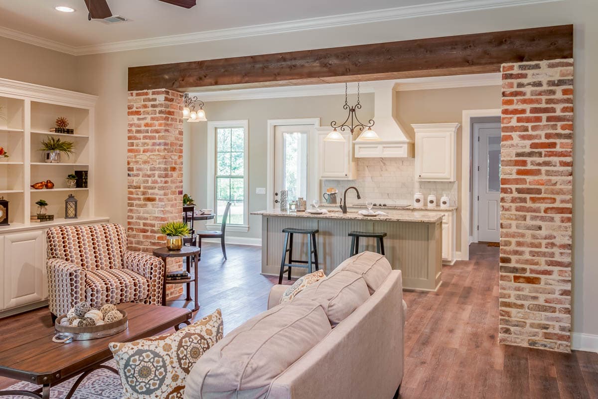 Plan 51771HZ: 4 Bed Exclusive French Country House Plan with Rear-Access Garage - Image #10 - European, French Country, Southern, Traditional