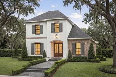 4 Bed Exclusive French Country House Plan with Rear-Access Garage
