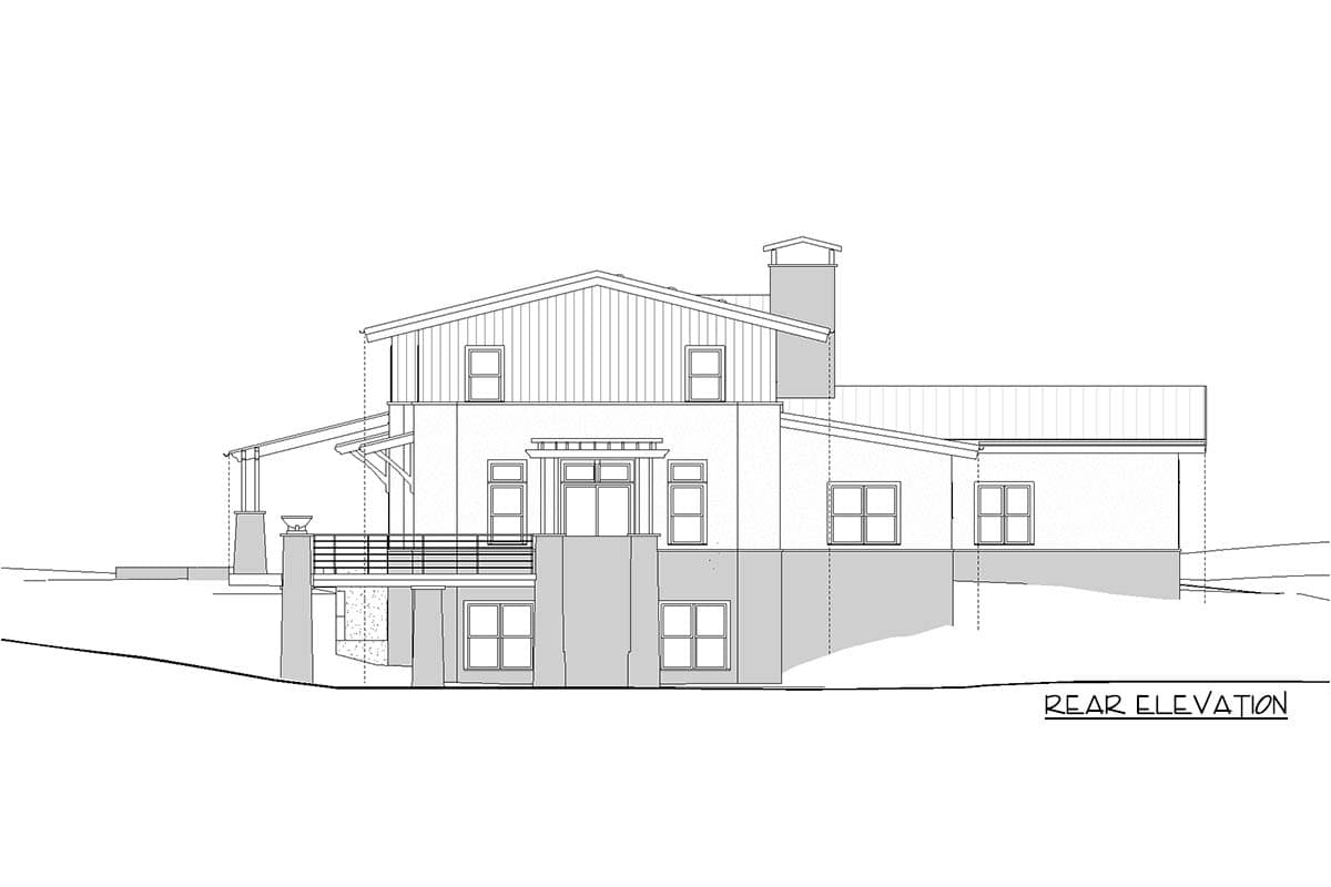 Plan 640002SRA:  Modern Mountain Retreat - Image #18 - Mountain, Northwest