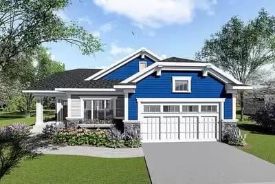 Popular Craftsman House Plan