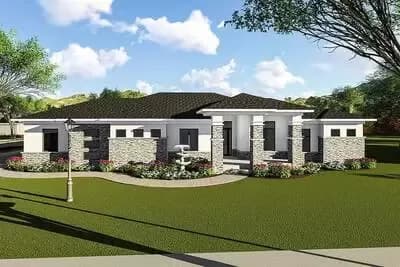Splendid Prairie Style House Plan