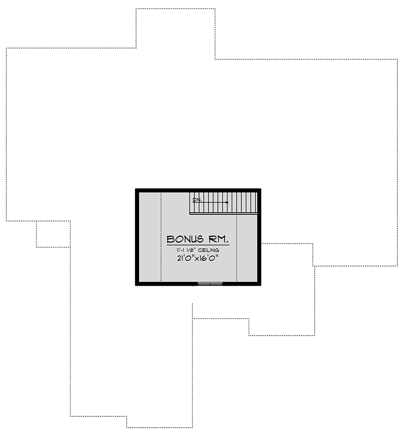 Plan 890057AH: Split Bedroom Craftsman House Plan - Floor Plan - Bonus - Craftsman, Northwest, Ranch