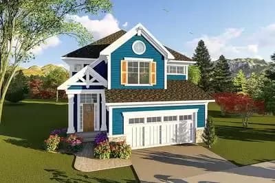 Craftsman Two-Story House Plan