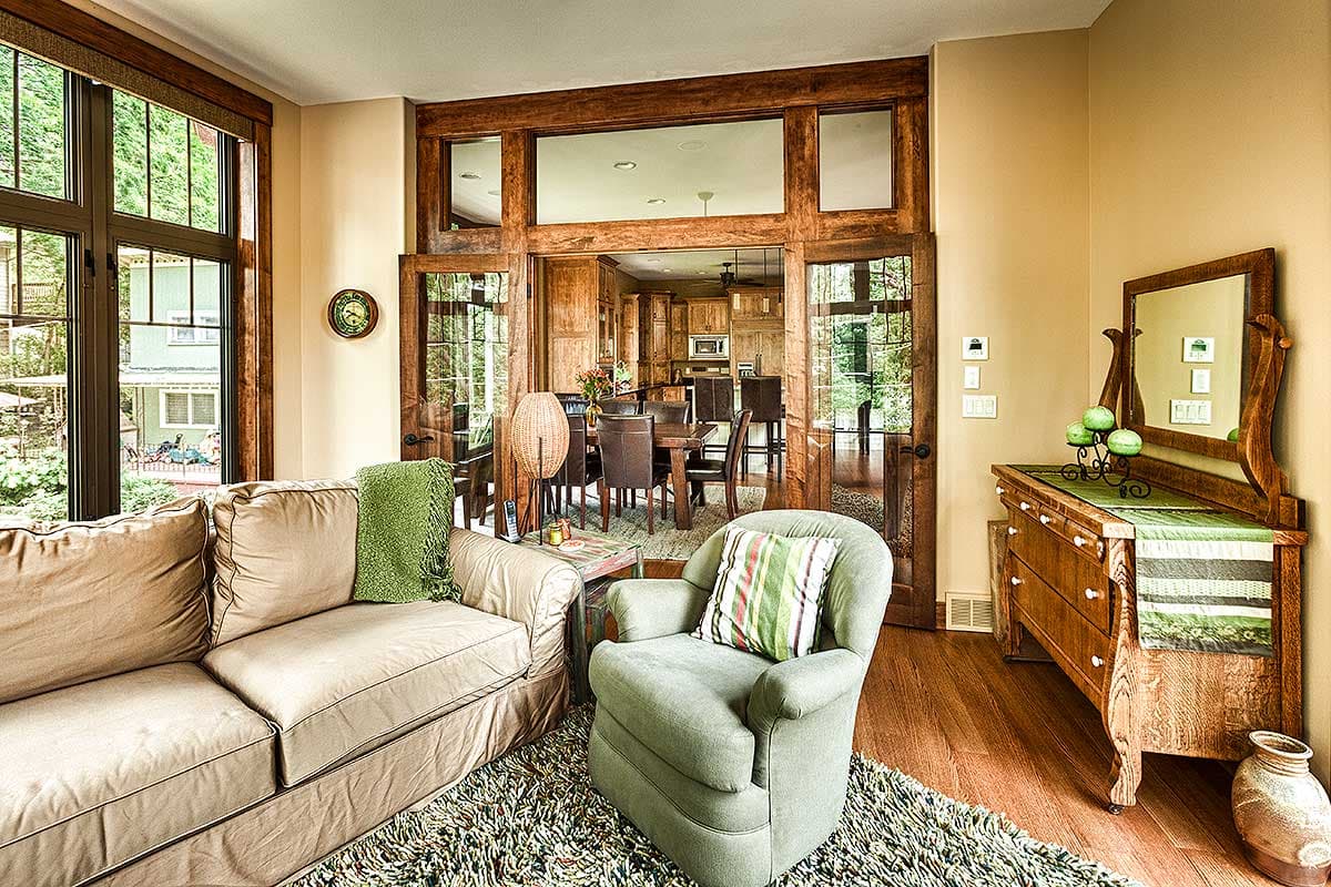 Plan 890065AH: Rustic Craftsman House Plan for a Narrow Lot - Image #9 - Craftsman, Northwest, Vacation