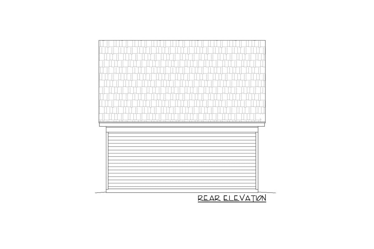 Plan 68501VR: Detached Garage with Loft Above - Image #4