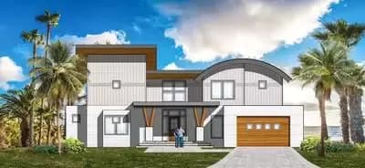 Modern House Plan with Unique Profile