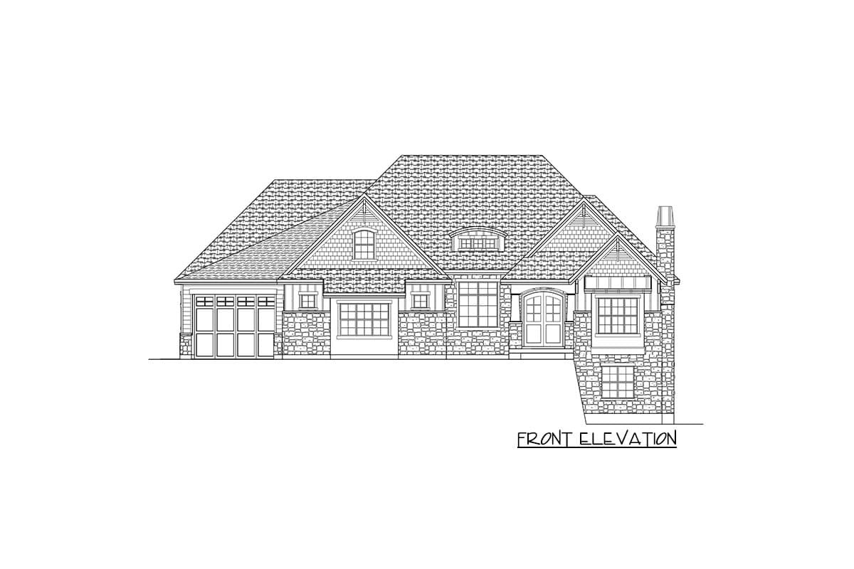 Plan 290032IY: Craftsman House Plan with RV Garage and Walkout Basement - Image #5 - Craftsman, Farmhouse