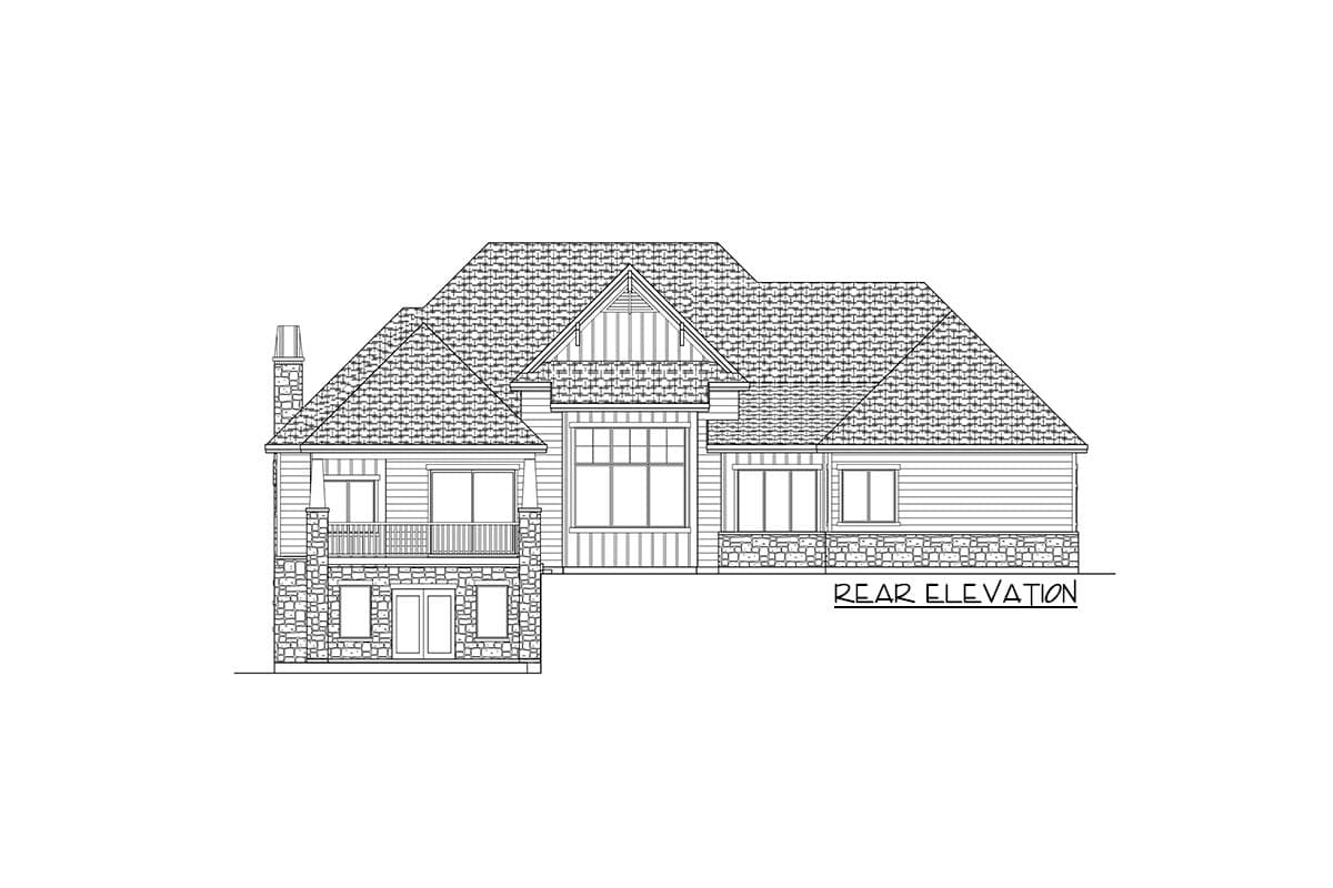 Plan 290032IY: Craftsman House Plan with RV Garage and Walkout Basement - Image #7 - Craftsman, Farmhouse