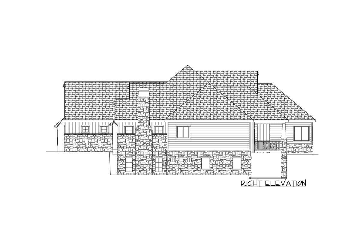 Plan 290032IY: Craftsman House Plan with RV Garage and Walkout Basement - Image #8 - Craftsman, Farmhouse