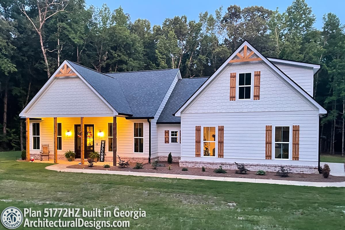 build gallery item - Exclusive House Plan 51772HZ comes to life in Georgia