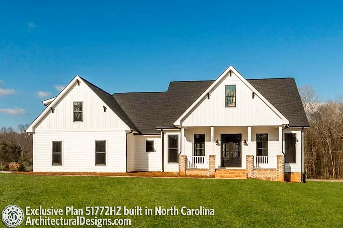build gallery item - Exclusive House Plan 51772HZ Comes to Life in North Carolina