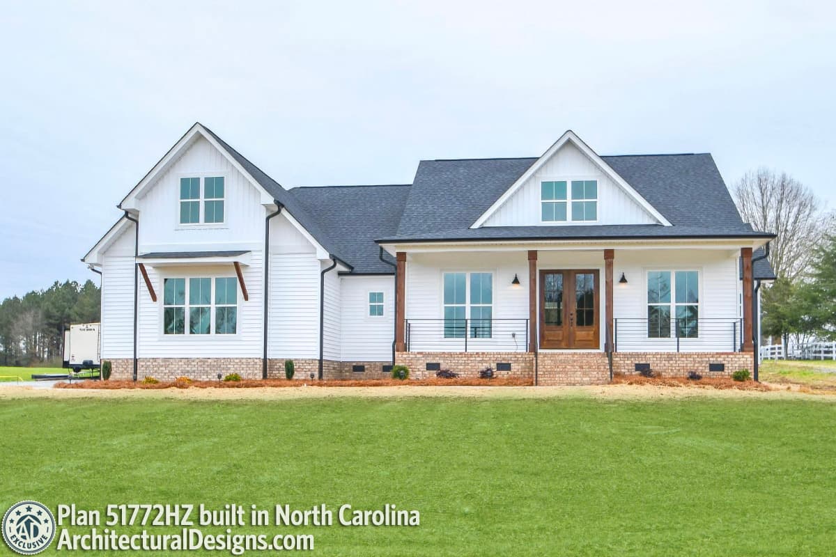 build gallery item - Exclusive House Plan 51772HZ Comes to Life in North Carolina