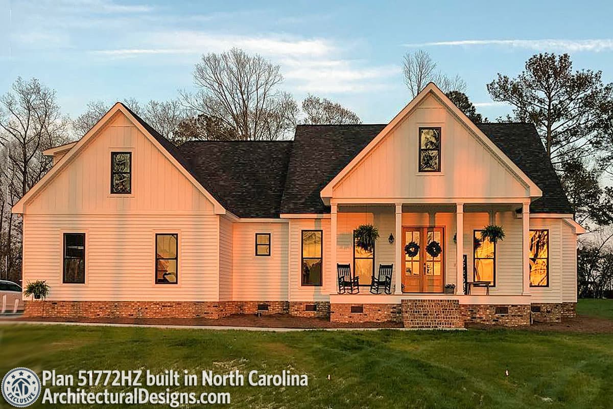 build gallery item - Exclusive House Plan 51772HZ comes to life in North Carolina