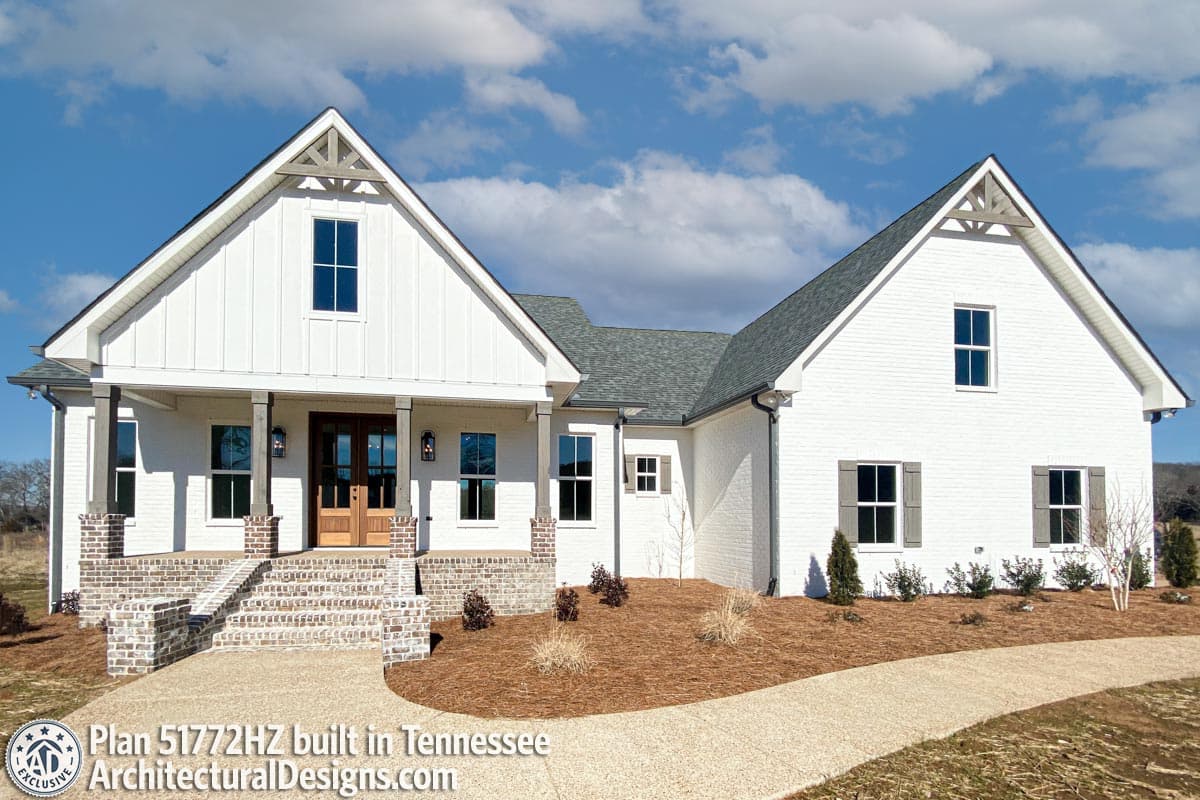 build gallery item - Exclusive House Plan 51772HZ Comes to Life in Tennesee