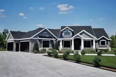Craftsman House Plan with Two to Six Bedrooms