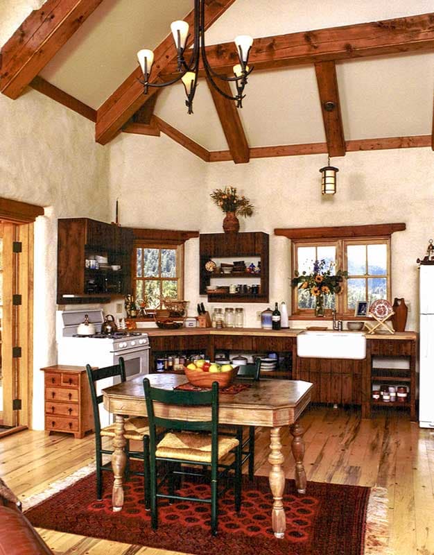 Plan 640003SRA: Striking Two Bedroom Getaway Cabin - Image #11 - Cottage, Mountain, Vacation